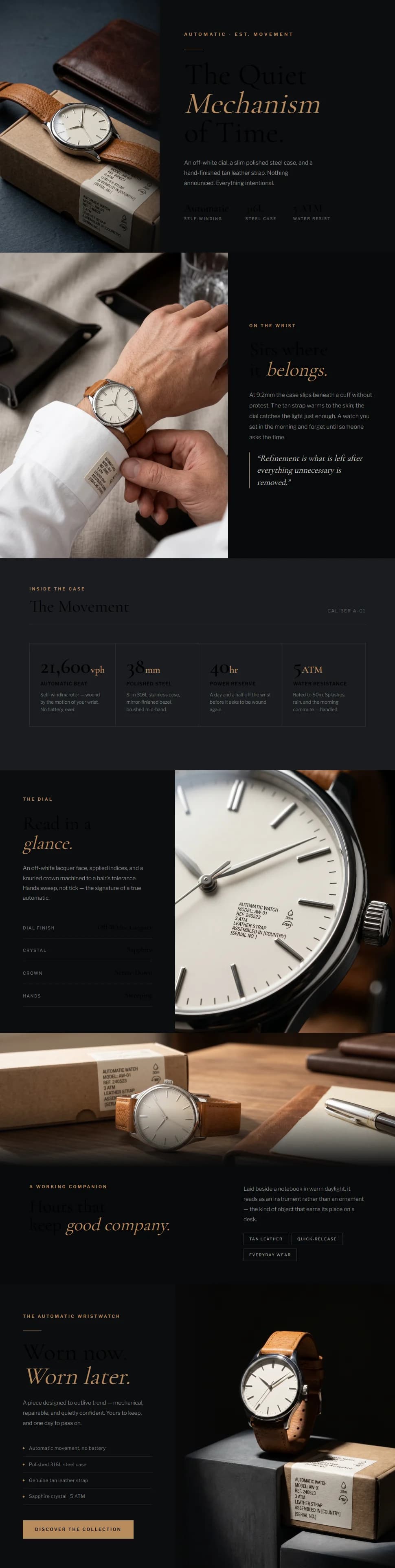 Watch product A+ page