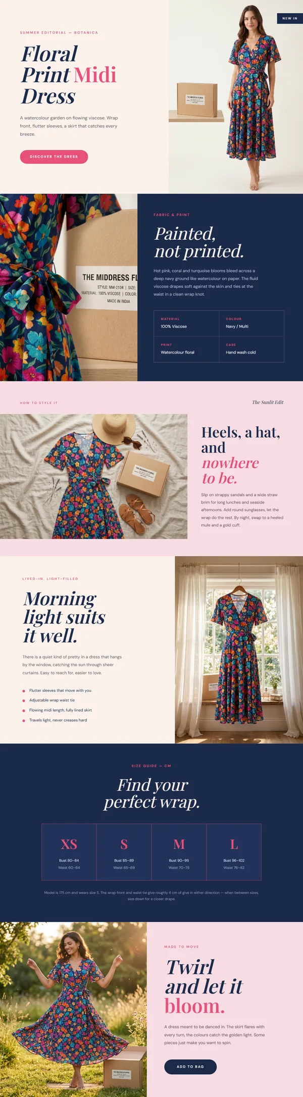 Fashion A+ Content sample