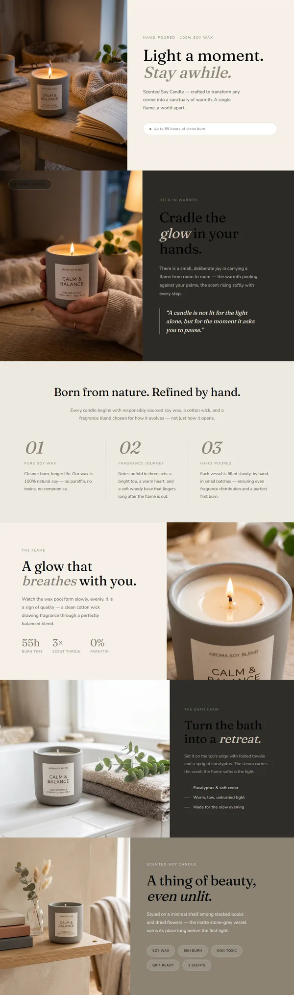 Home & living A+ Content sample