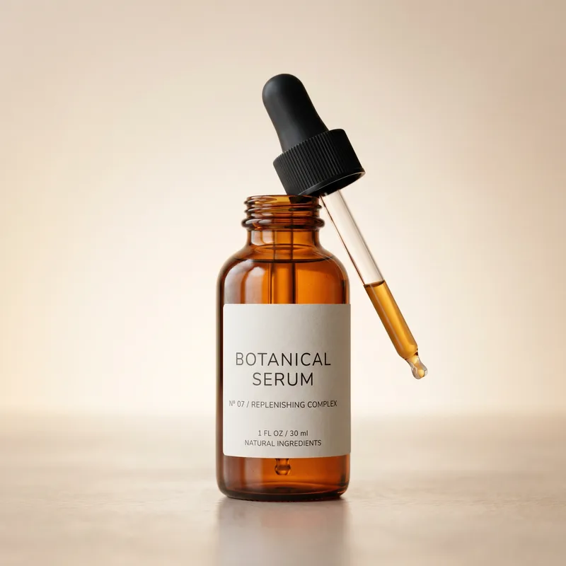 Before — a single skincare product photo